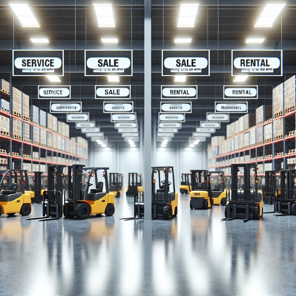 Kompleksowa oferta wózków widłowych – serwis, sprzedaż i wynajem dla firm