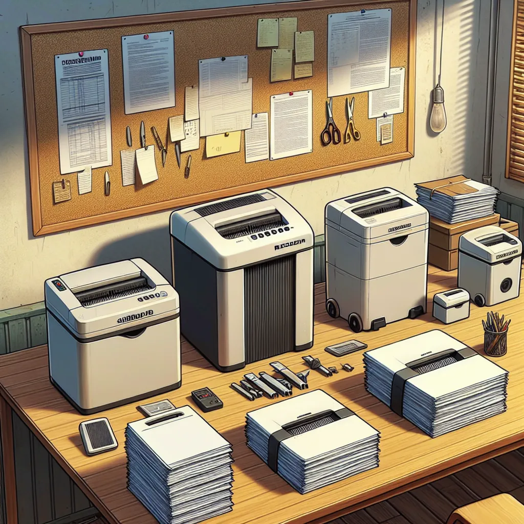 Niszczarki biurowe – gwarancja bezpieczeństwa i porządku w miejscu pracy